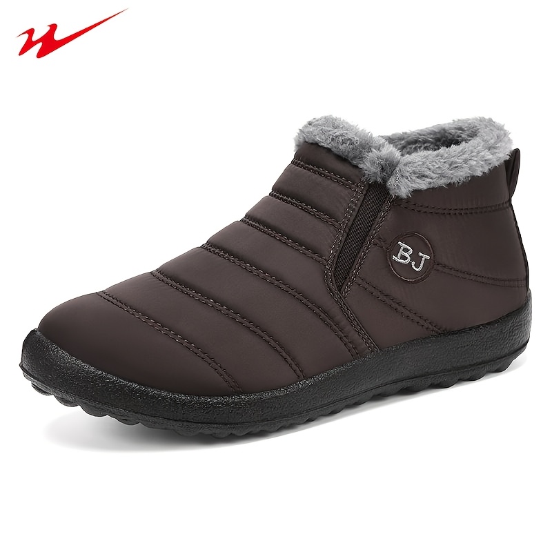 Women's Snow Boots with Fleece Lining, Winter Warmth